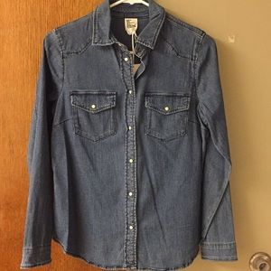 Denim Button-up long sleeve shirt